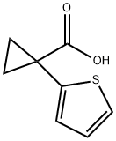 1-(thien-2-yl)cyclopropanecarboxylic acid Struktur