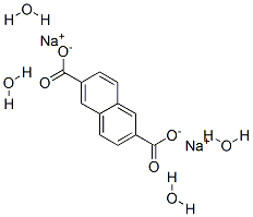 2,6-Naphthalene dicarboxylic acid disodium salt(tetra hydrate) Struktur