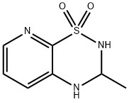 2H-Pyrido[3,2-e]-1,2,4-thiadiazine,3,4-dihydro-3-methyl-,1,1-dioxide(9CI) Struktur