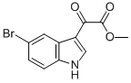 METHYL (5-BROMO-1H-INDOL-3-YL)(OXO)ACETATE Struktur