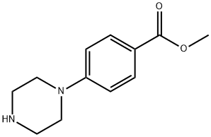 METHYL 4-(PIPERAZIN-1-YL)BENZOATE Struktur