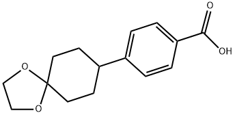 4-(1,4-DIOXASPIRO[4,5]DEC-8-YL)-BENZOIC ACID Struktur