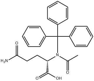 AC-GLN(TRT)-OH Struktur