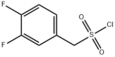 3,4-DIFLUOROBENZYLSULFONYL CHLORIDE Struktur