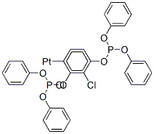 Platinum,dichlorobis(triphenylphosphite-p-)- Struktur