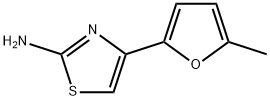 4-(5-methyl-2-furyl)-1,3-thiazol-2-amine Struktur