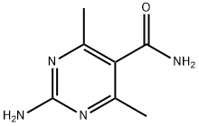 5-Pyrimidinecarboxamide, 2-amino-4,6-dimethyl- (8CI) Struktur