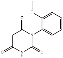 1-(2-METHOXYPHENYL)PYRIMIDINE-2,4,6(1H,3H,5H)-TRIONE Struktur