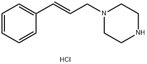 CINNAMYL PIEPRAZINE HYDROCHLORIDE Struktur