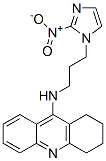 9-(3-(2-nitro-1-imidazolyl)propylamino)-1,2,3,4-tetrahydroacridine Struktur