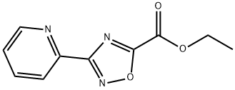 3-PYRIDIN-2-YL-[1,2,4]OXADIAZOLE-5-CARBOXYLIC ACID ETHYL ESTER Struktur