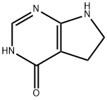 4H-Pyrrolo[2,3-d]pyrimidin-4-one, 1,5,6,7-tetrahydro- (9CI) Struktur