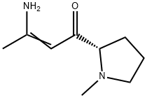 2-Buten-1-one,3-amino-1-(1-methyl-2-pyrrolidinyl)-,(S)-(9CI) Struktur