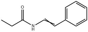 Propanamide,  N-(2-phenylethenyl)- Struktur