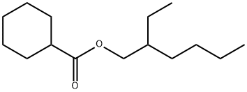 2-ethylhexyl cyclohexanecarboxylate  Struktur