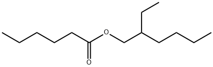 2-ethylhexyl hexanoate Struktur