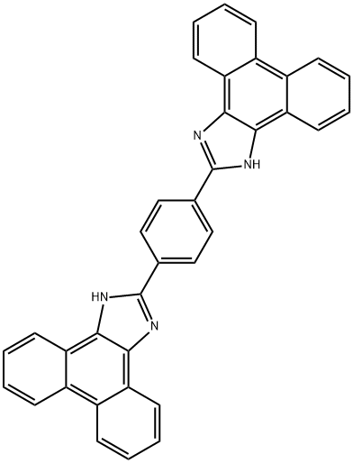 1,4-DI(1H-PHENANTHRO[9,10-D]IMIDAZOL-2-YL)BENZENE Struktur