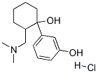 rac O-Desmethyl Tramadol Hydrochloride Struktur