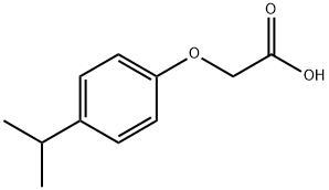 4-ISOPROPYLPHENOXYACETIC ACID Struktur