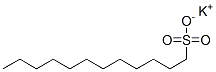 potassium dodecane-1-sulphonate Struktur