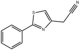 (2-PHENYL-1,3-THIAZOL-4-YL)ACETONITRILE Struktur