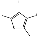 2,3,4-triiodo-5-methylthiophene Struktur