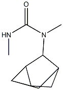 Urea, 1,3-dimethyl-1-tricyclo[2.2.1.02,6]hept-3-yl- (8CI) Struktur