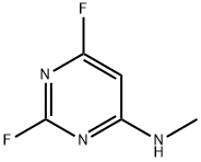 4-Pyrimidinamine,2,6-difluoro-N-methyl- Struktur