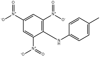 N-(4-Methylphenyl)-2,4,6-trinitroaniline Struktur