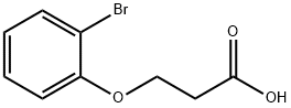 3-(2-bromophenoxy)propanoic acid Struktur