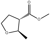 3-Furancarboxylicacid,tetrahydro-2-methyl-,methylester,trans-(9CI) Struktur