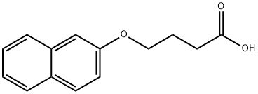 4-(naphthalen-2-yloxy)butanoic acid Struktur