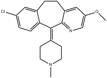 3-METHOXY-N-METHYLDESLORATADINE Struktur