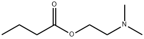 Butanoic acid 2-(dimethylamino)ethyl ester Struktur