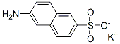 2-Naphthalenesulfonic acid,6-amino-, monopotassium salt Struktur