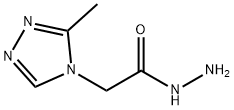 4H-1,2,4-Triazole-4-acetic  acid,  3-methyl-,  hydrazide Struktur