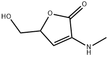 2(5H)-Furanone, 5-(hydroxymethyl)-3-(methylamino)- (9CI) Struktur