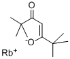 2,2,6,6-TETRAMETHYL-3,5-HEPTANEDIONATO RUBIDIUM Struktur