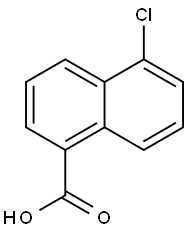 5-CHLORO-1-NAPHTHOIC ACID Struktur