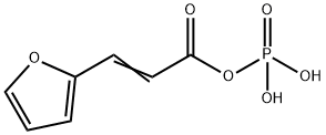 beta-(2-furyl)acryloyl phosphate Struktur