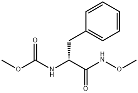 (R)-Methyl 1-(MethoxyaMino)-1-oxo-3-phenylpropan-2-ylcarbaMate Struktur