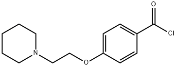 4-(2-Piperidinoethoxy)benzoic acid hydrochloride Structure