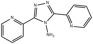 4-AMINO-3,5-DI-2-PYRIDYL-4H-1,2,4-TRIAZOLE Struktur