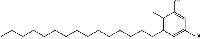 4-methyl-5-pentadecylresorcinol Struktur