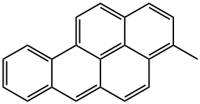 3-Methylbenzo[a]pyrene Struktur