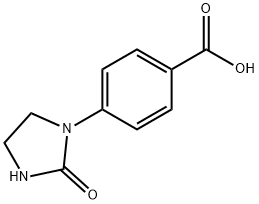 4-(2-oxoimidazolidin-1-yl)benzoic acid Struktur