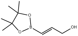 trans-3-Hydroxy-1-propenylboronic acid pinacol ester Struktur