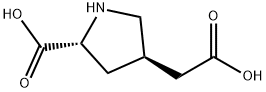 3-Pyrrolidineaceticacid,5-carboxy-,(3R-trans)-(9CI) Struktur