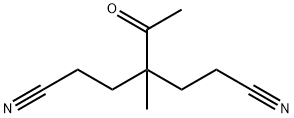 3-ACETYL-3-METHYLPENTANEDICARBONITRILE Struktur