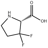 Proline, 3,3-difluoro- (9CI) Struktur